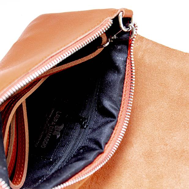 Laura Di Maggio CLAIRE – pochette sottile arancio in pelle dollaro Fino Al -60%