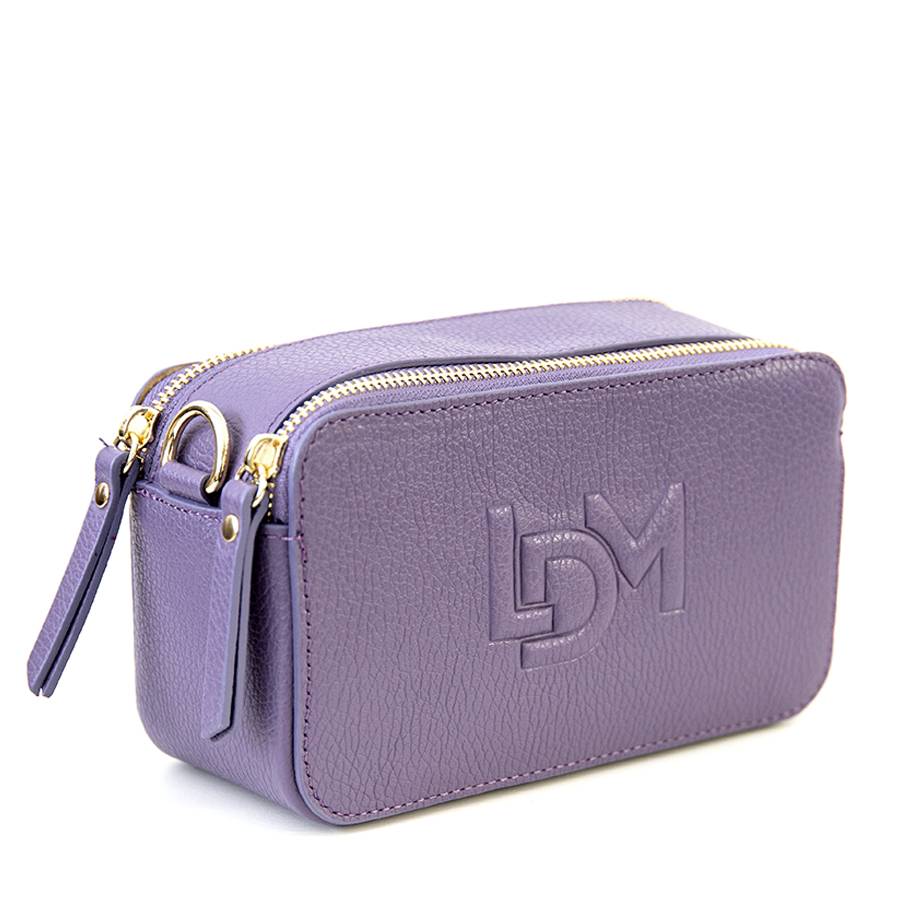 Laura Di Maggio LOIS MINY – Saponetta in pelle dollaro stampata lilla Convenienza