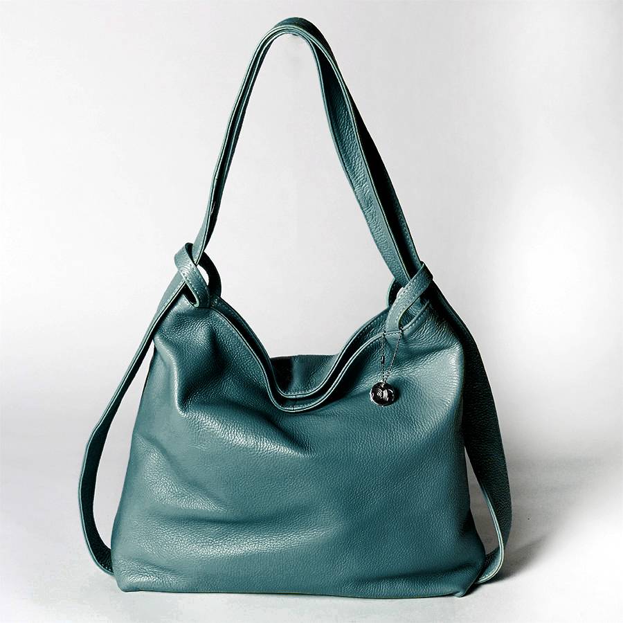 Laura Di Maggio VENICE – Zaino/borsa in pelle dollaro petrolio Offerta migliore