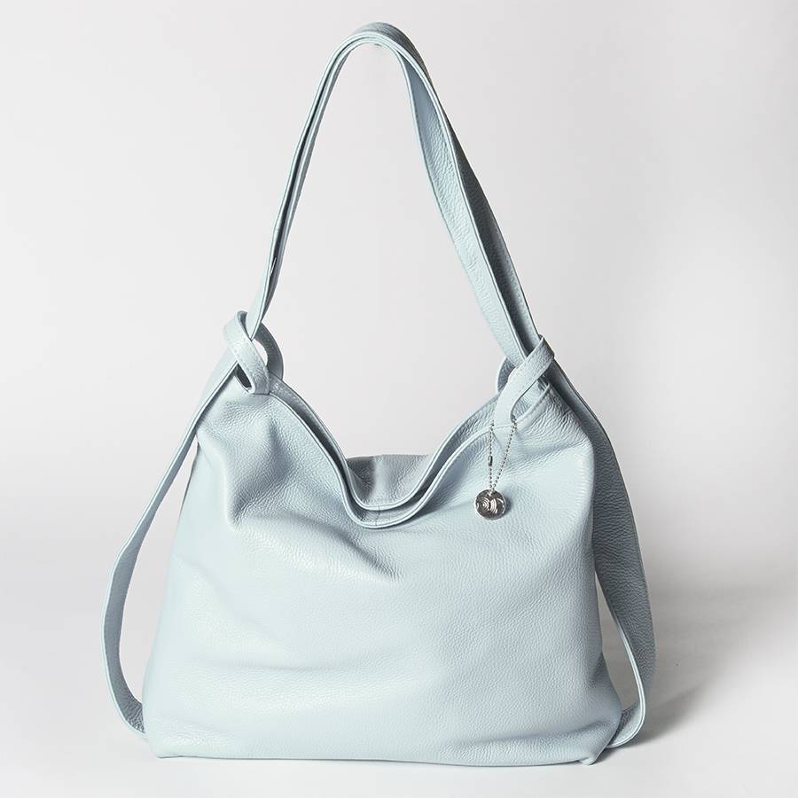 Laura Di Maggio VENICE – Zaino/borsa in pelle dollaro azzurro Online