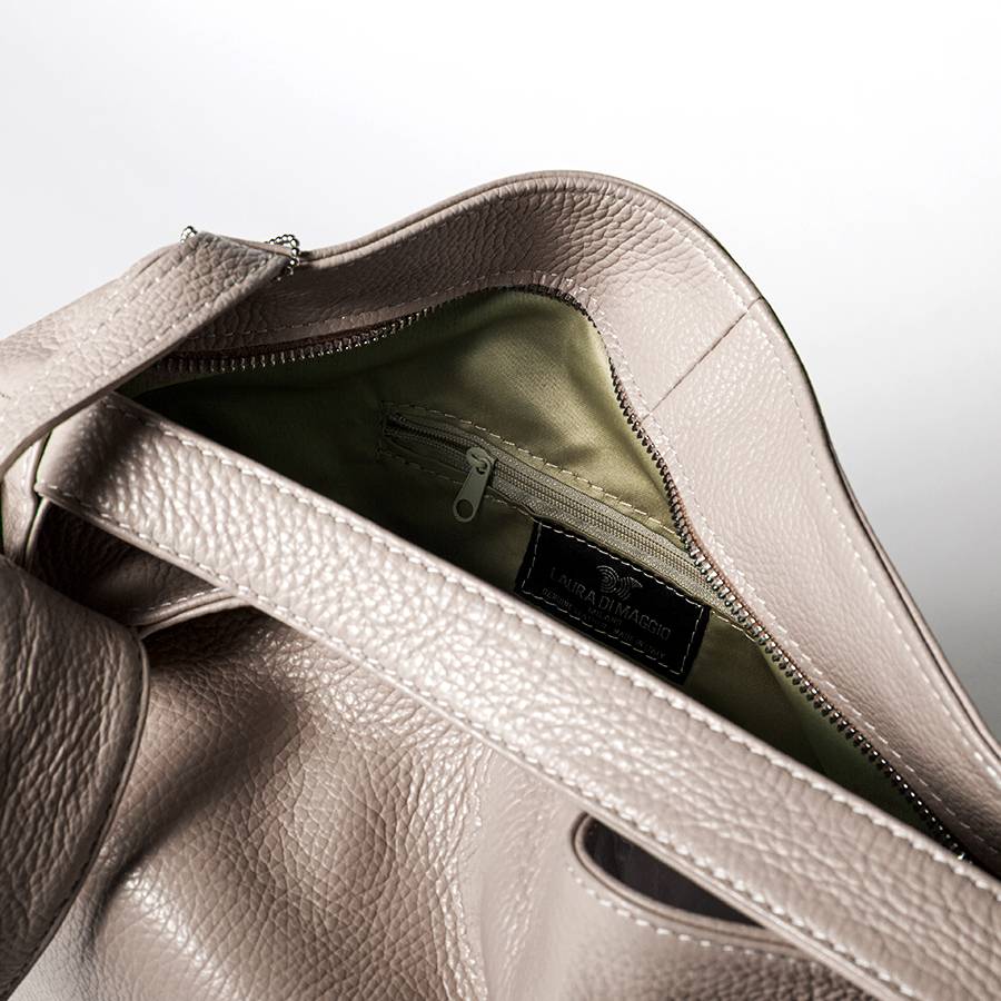 Laura Di Maggio VENICE – Zaino/borsa in pelle dollaro rosa Online Outlet