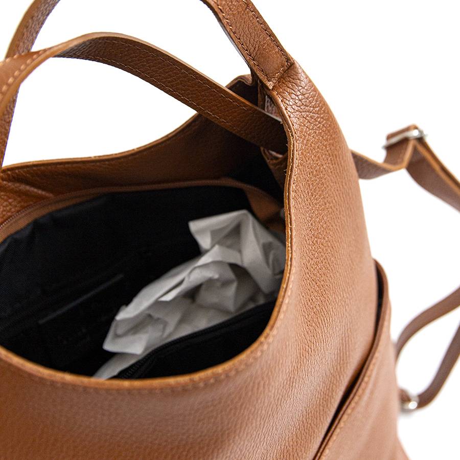 Laura Di Maggio MADRID – Zaino/borsa in pelle cuoio Vendita Economica