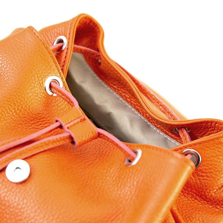 Laura Di Maggio LEIDA – Zaino in pelle dollaro arancio I Più Venduti