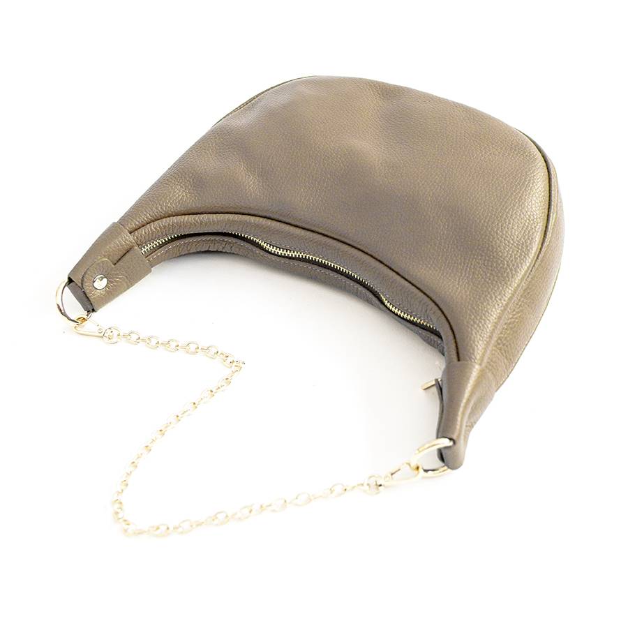 Laura Di Maggio MOON – Borsa a spalla in pelle taupe Fino al 65% di sconto