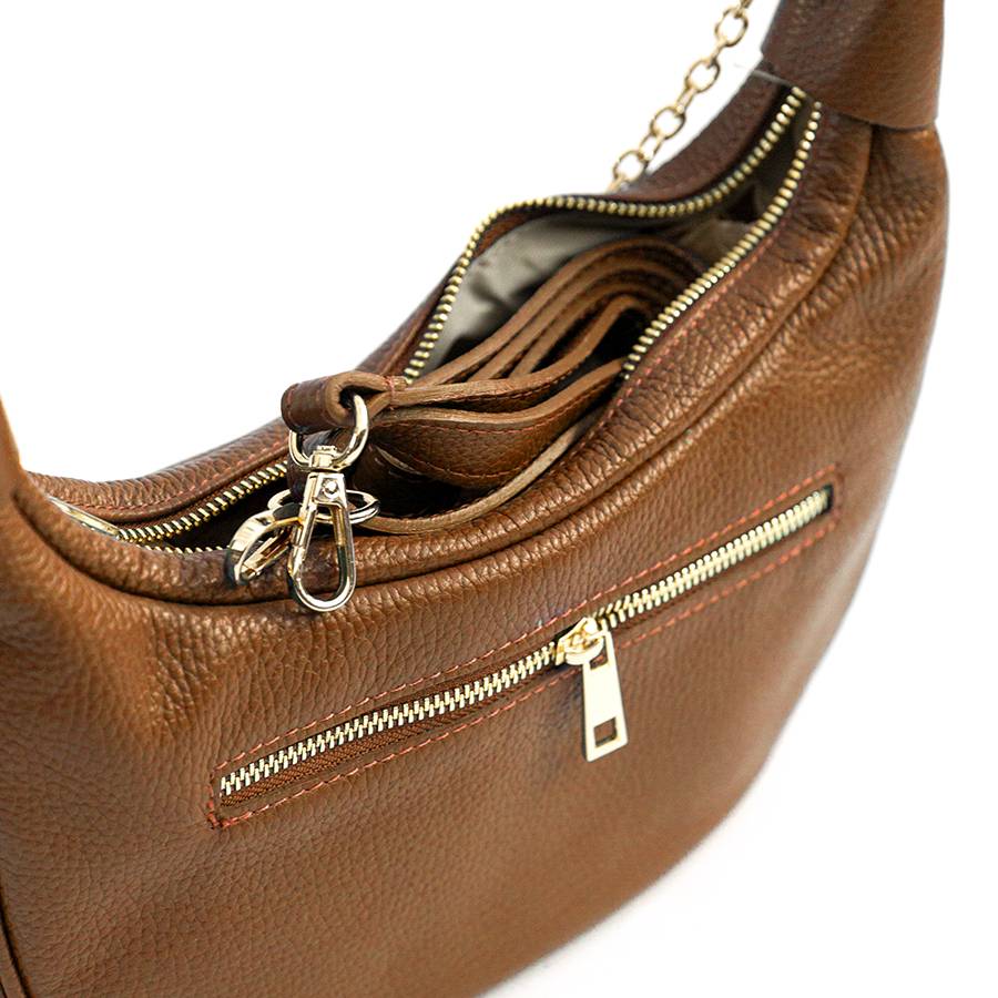 Laura Di Maggio MOON – Borsa a spalla in pelle cuoio Consegna Veloce