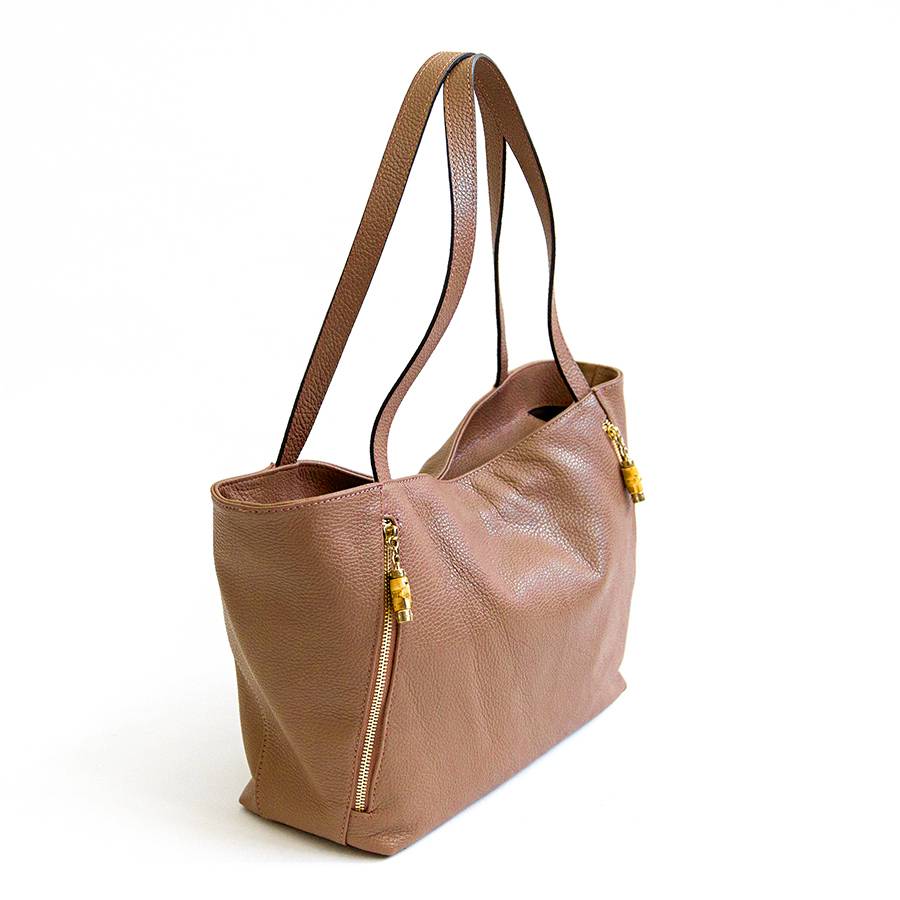 Laura Di Maggio BAMBU’ SHOPPER – Borsa in pelle cuoio Shopping Online