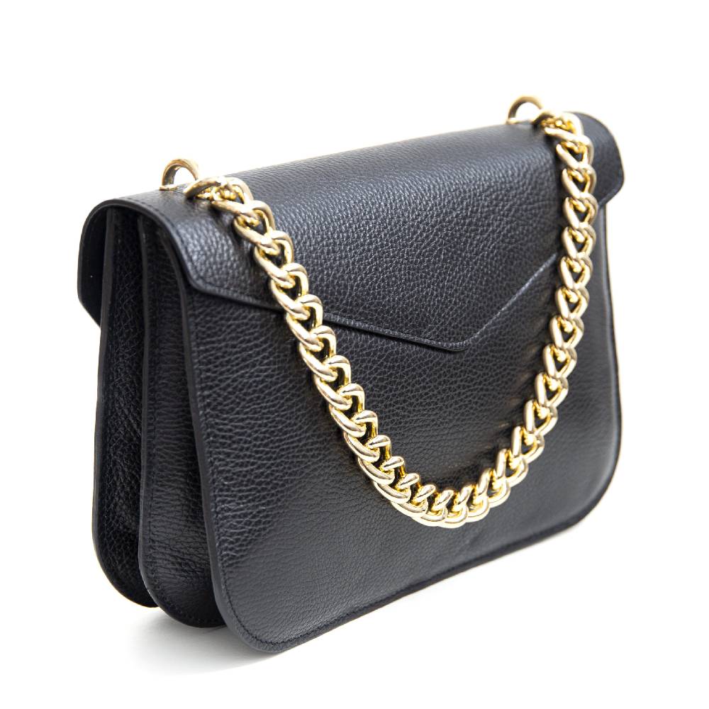 Laura Di Maggio PENNY – Postina in pelle dollaro nera Vendite Flash