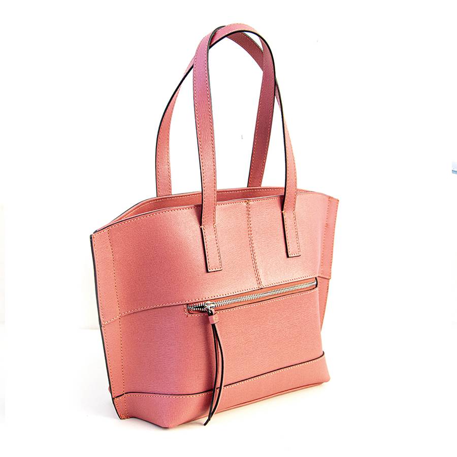 Laura Di Maggio SIMONA – Shopper in pelle saffiano rosa Italia