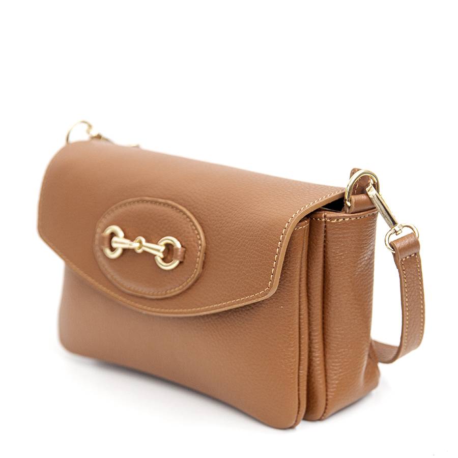 Laura Di Maggio BLAKE – Postina in pelle dollaro cuoio In Linea