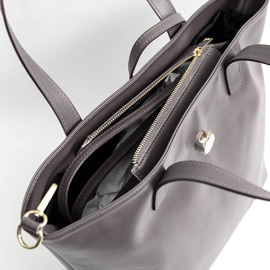 Laura Di Maggio LADY – shopping in pelle soft acacia Convenienza