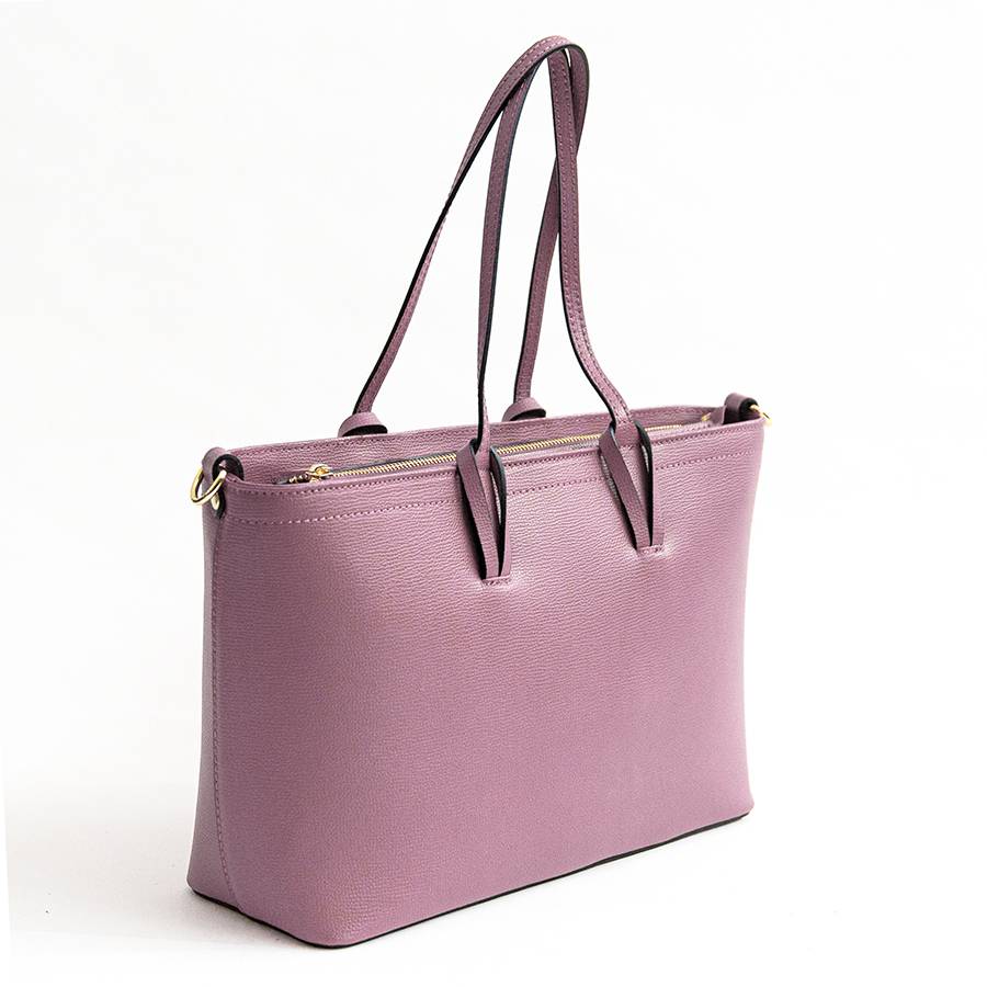 Laura Di Maggio NIKITA – Shopping in pelle saffiano malva Online