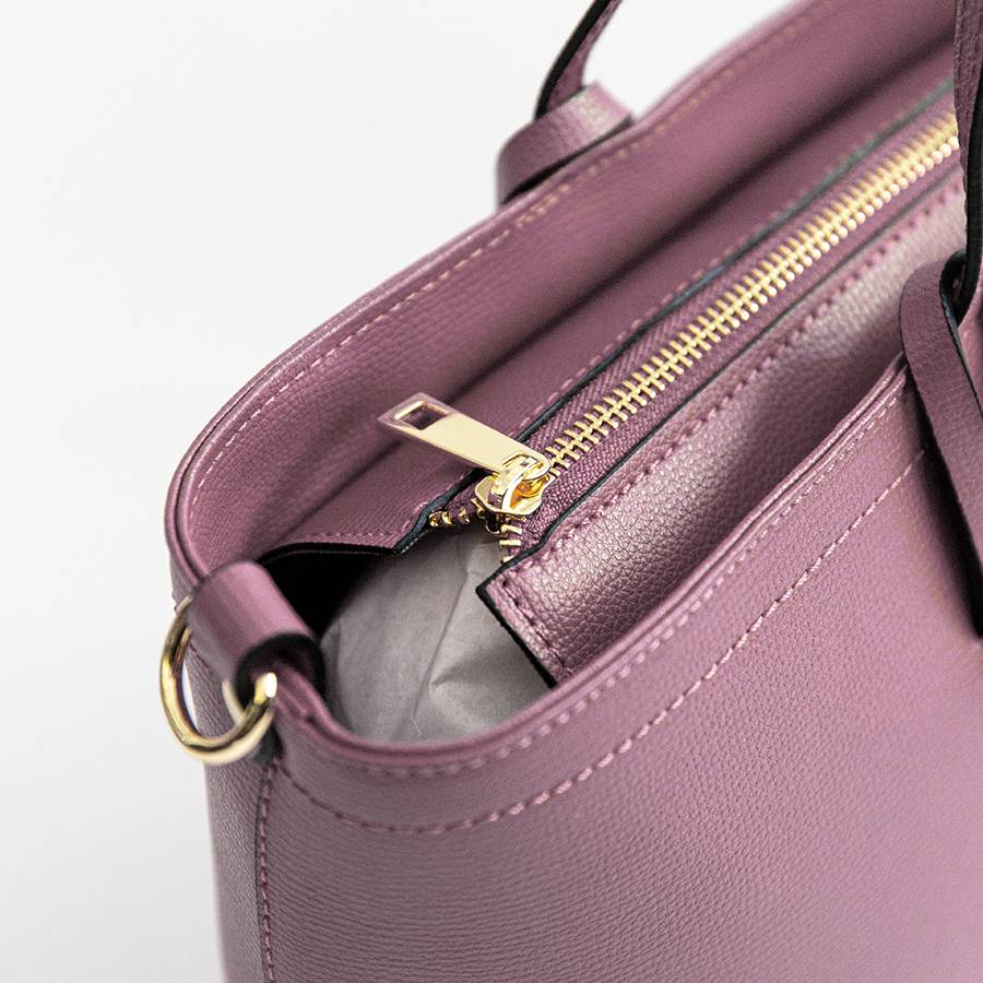 Laura Di Maggio NIKITA – Shopping in pelle saffiano malva Online