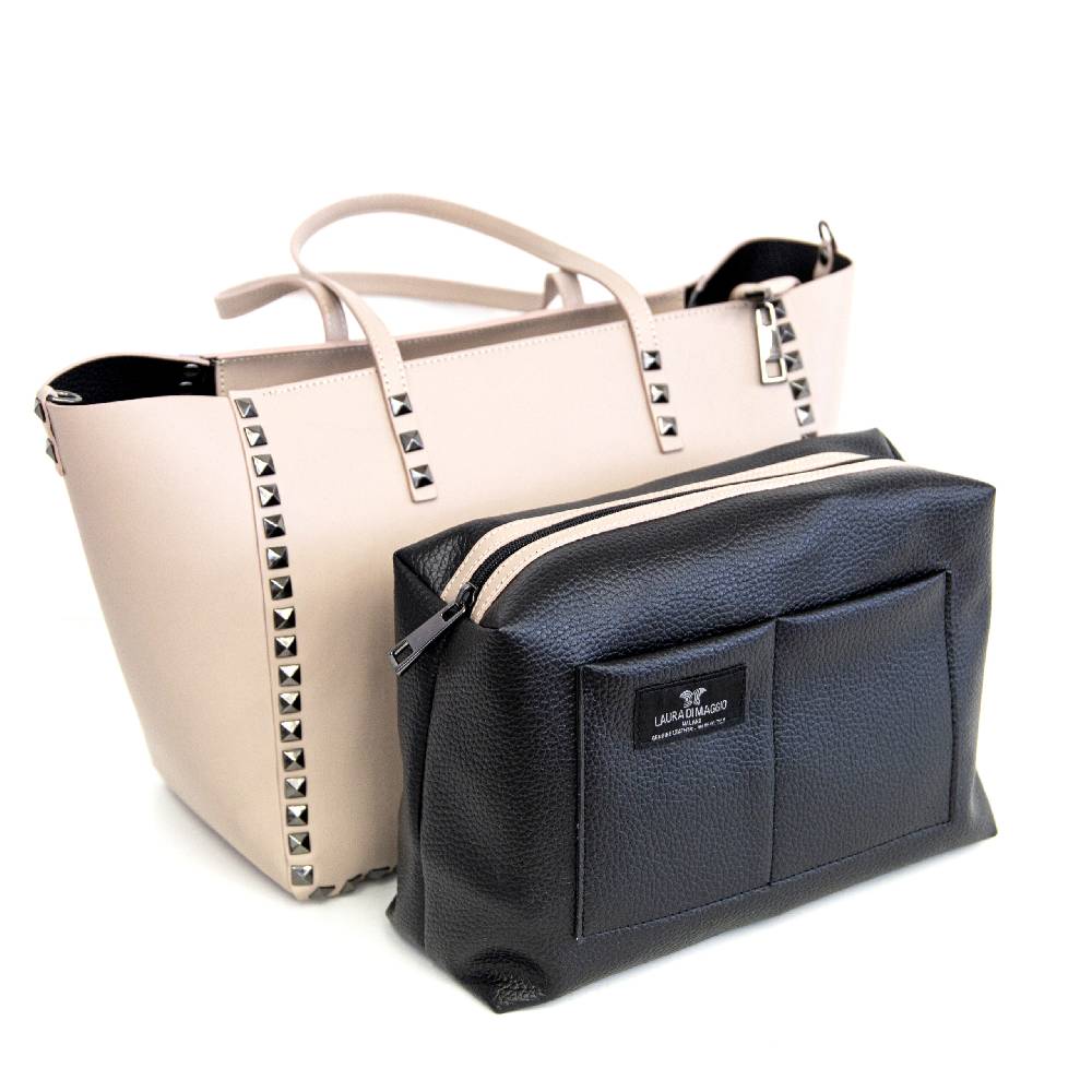 Laura Di Maggio BRIDGET – maxi bag con piccole borchie I Più Venduti