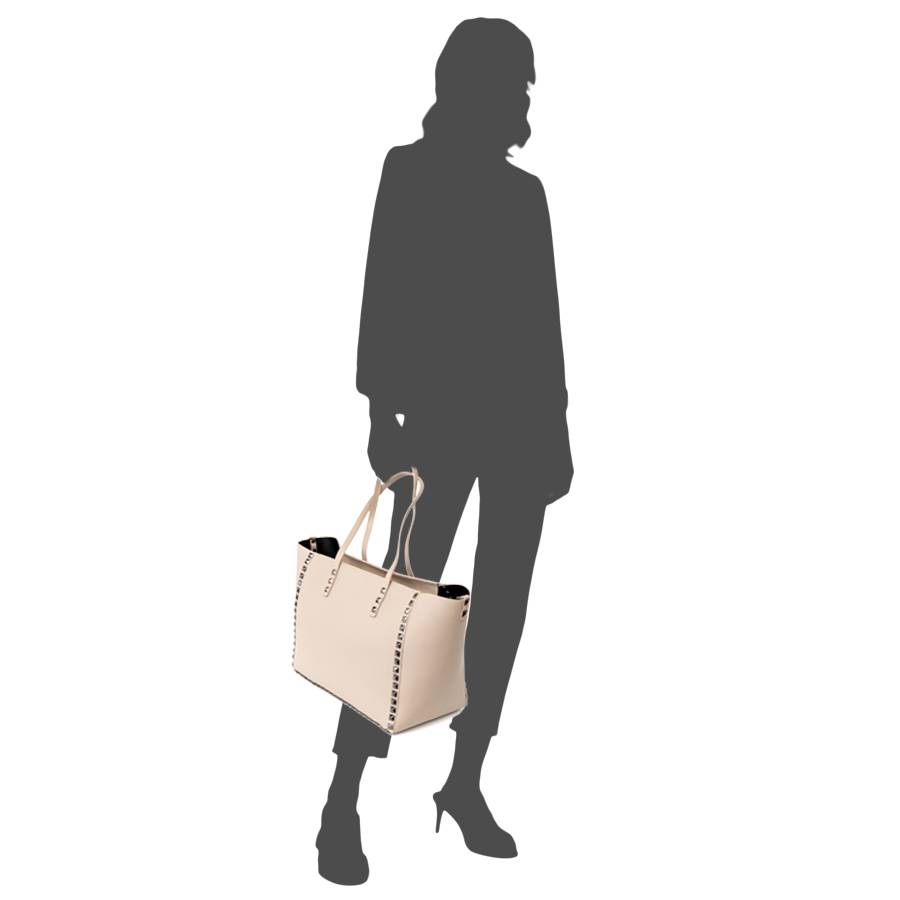 Laura Di Maggio BRIDGET – maxi bag con piccole borchie I Più Venduti