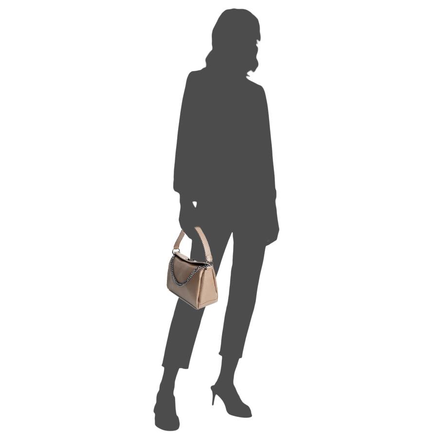 Laura Di Maggio LOLA – borsa in pelle dollaro cioccolato Pezzi Unici