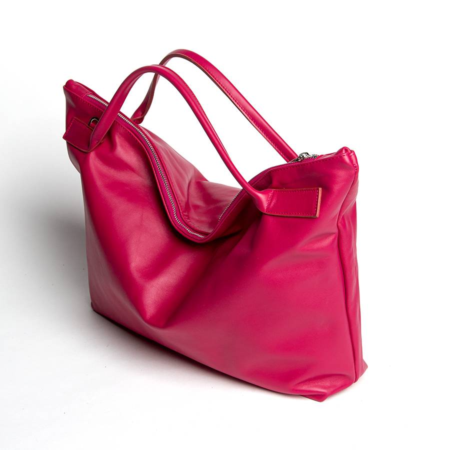 Laura Di Maggio JILLI – Maxi bag in pelle nappa azalea Ultimi tre giorni