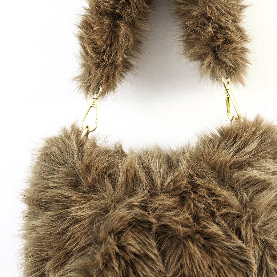 Laura Di Maggio NUVOLA – baguette in ecopelliccia beige Discount Store per i nuovi prodotti