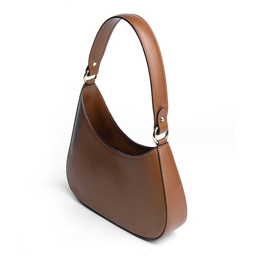 Laura Di Maggio EDI – borsa Hobo in pelle elegant cuoio Black Friday Prezzi