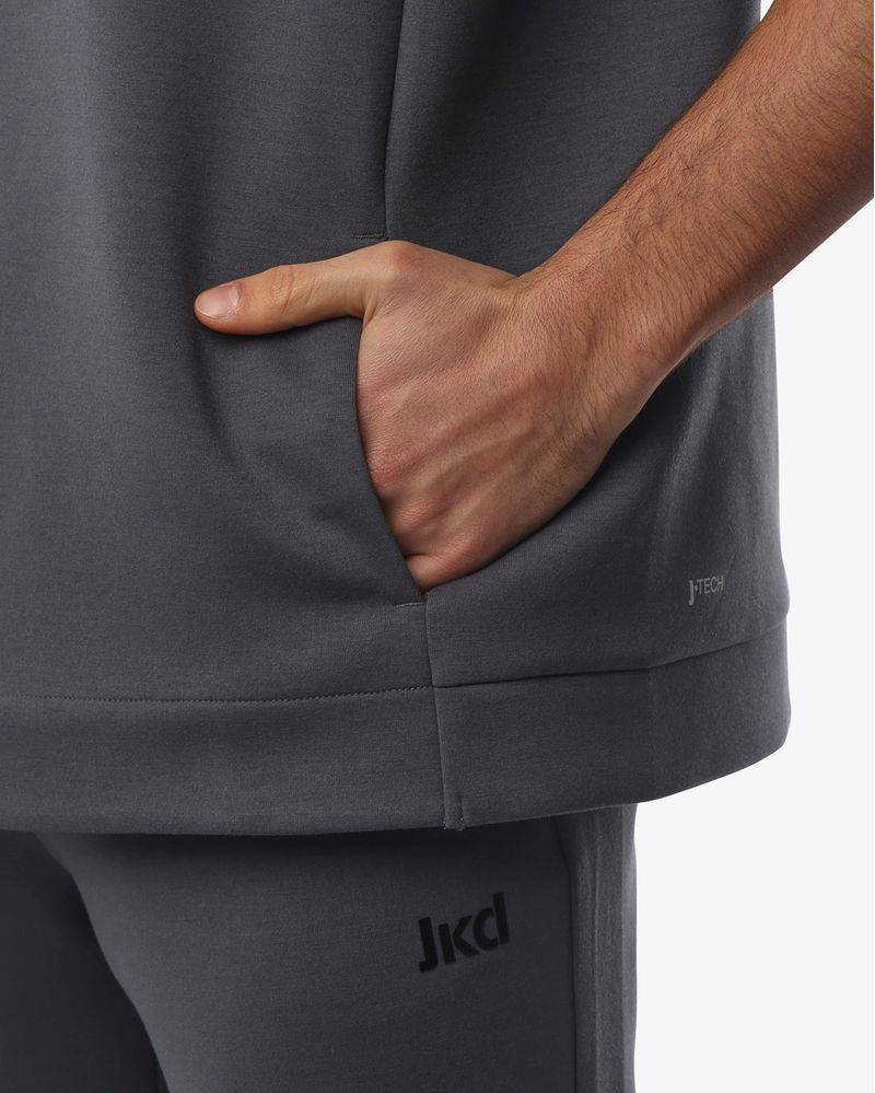Jaked FELPA SMANICATA CAPPUCCIO ZENITH Nuova