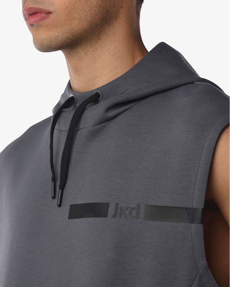 Jaked FELPA SMANICATA CAPPUCCIO ZENITH Moda