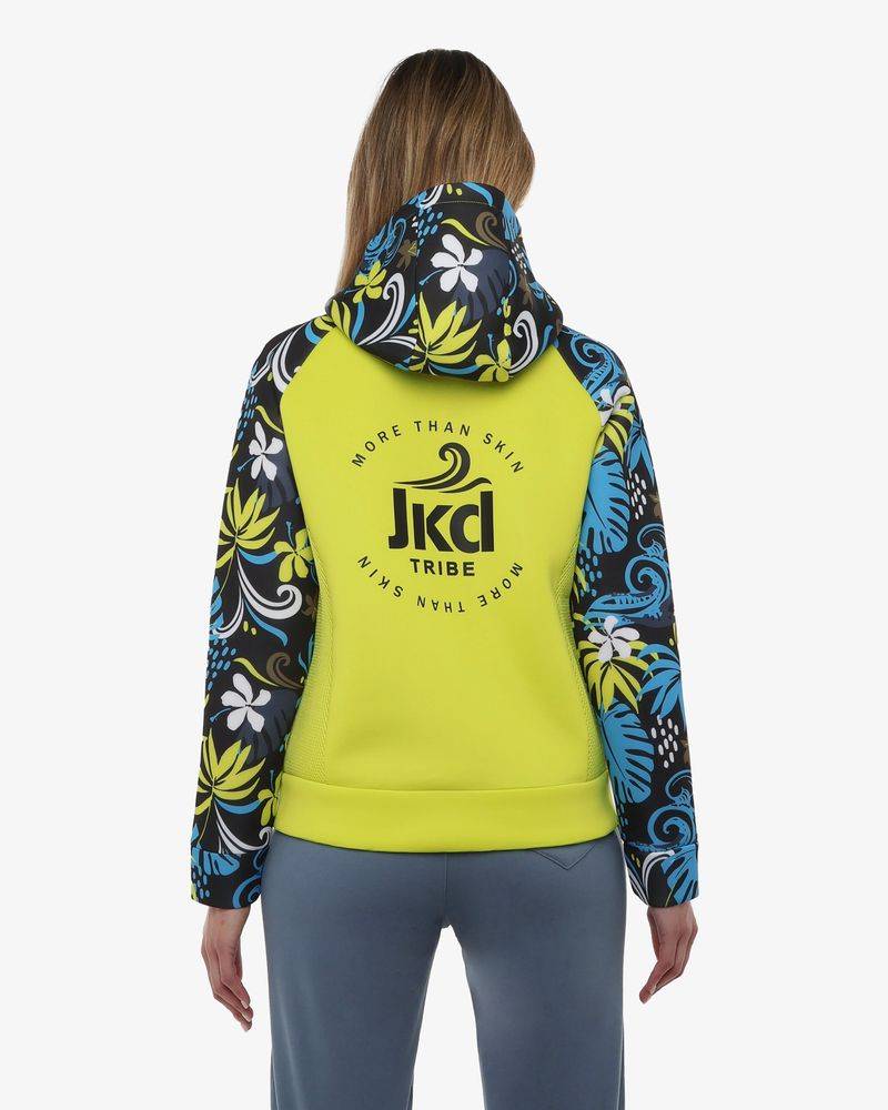 Jaked FELPA CAPPUCCIO FULL ZIP TRIBE In Linea