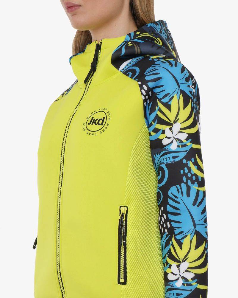 Jaked FELPA CAPPUCCIO FULL ZIP TRIBE In Linea