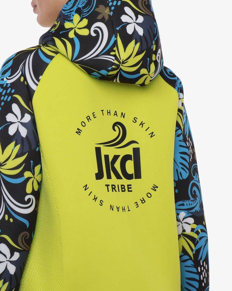 Jaked FELPA CAPPUCCIO FULL ZIP TRIBE In Linea
