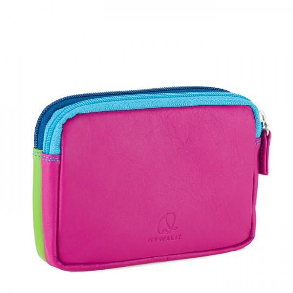 Mywalit Portafoglio/Astuccio in Pelle con doppia Zip Liguria Novità