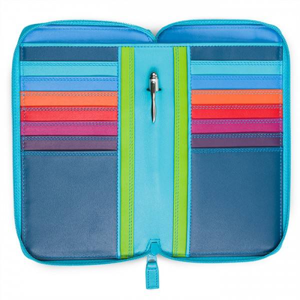 Mywalit Portafoglio multifunzione con zip su tre lati e tracolla Liguria Outlet