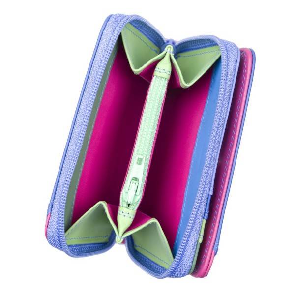 Mywalit Portafoglio con zip piccolo Viola Nuovo