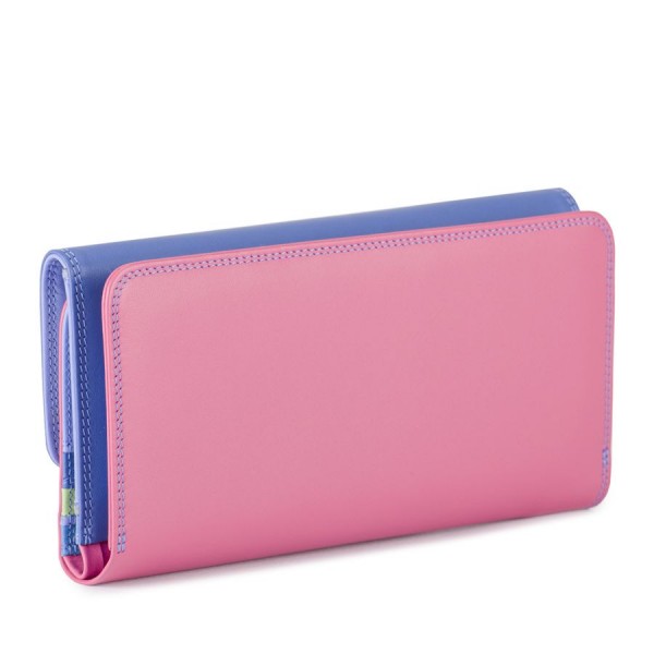 Mywalit Portafoglio a tre ante con zip Viola Vendita