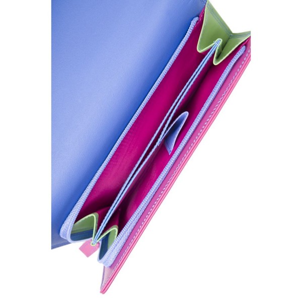 Mywalit Portafoglio a tre ante con zip Viola Vendita