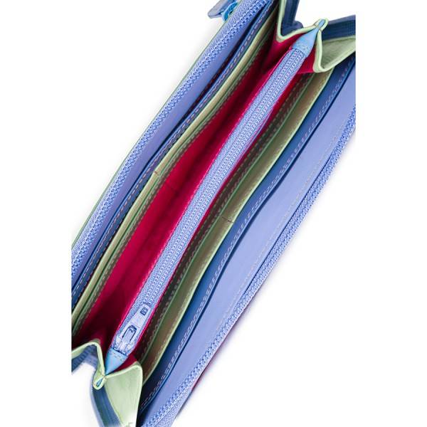 Mywalit Portafoglio con zip grande Viola Presa