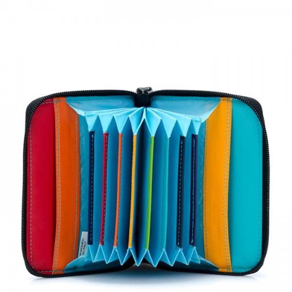Mywalit Porta carte di credito con zip Black Pace In Linea