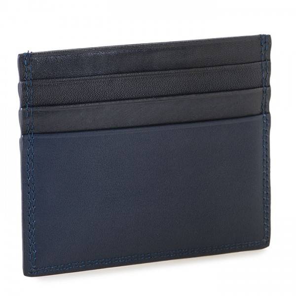 Mywalit Porta carte di credito doppio con tecnologia RFID Nero-Blu Vendita