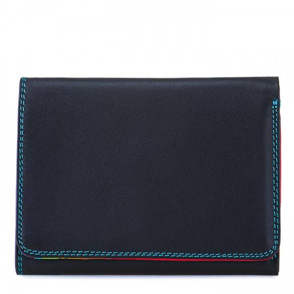 Mywalit Portafoglio a tre ante medio Black Pace Vendita Calda