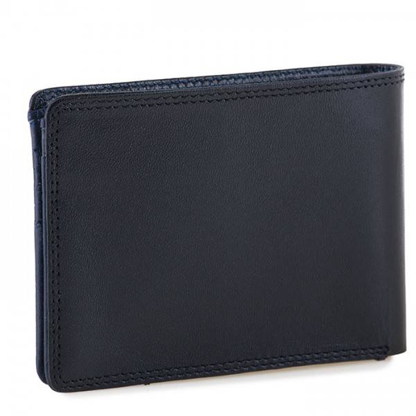 Mywalit Portafoglio jeans da uomo con tecnologia RFID Nero-Blu Promozione Limitata