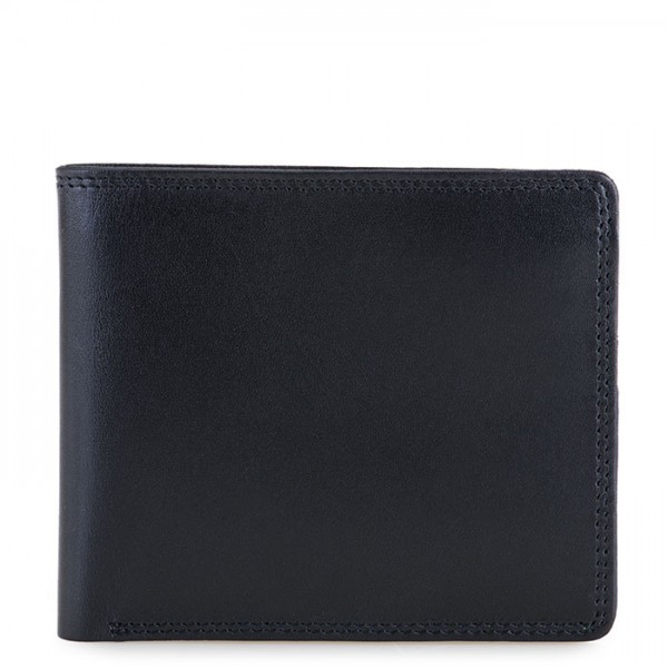 Mywalit Portafoglio da uomo standard E/W con tecnologia RFID Nero-Blu