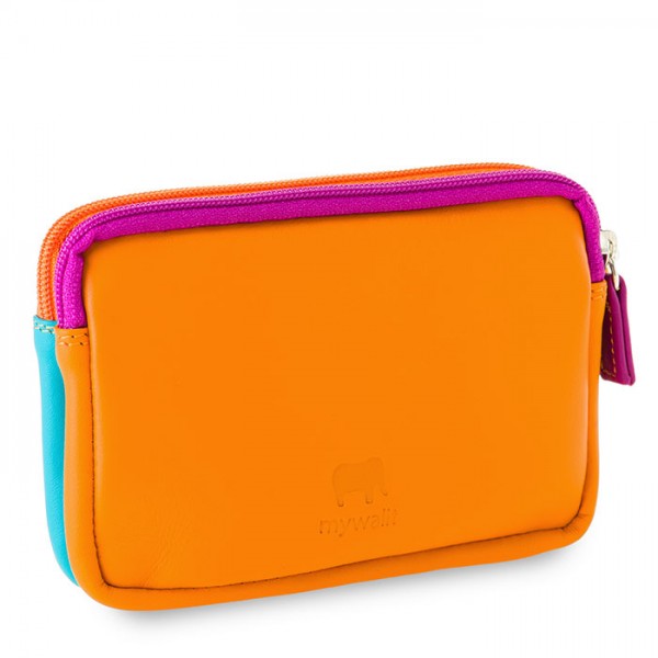 Mywalit Portafoglio/Astuccio in Pelle con doppia Zip Copacabana Qualità Garantita