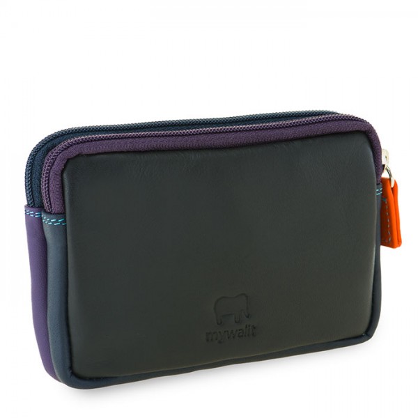 Mywalit Portafoglio/Astuccio in Pelle con doppia Zip Black Pace Prezzo Ridotto