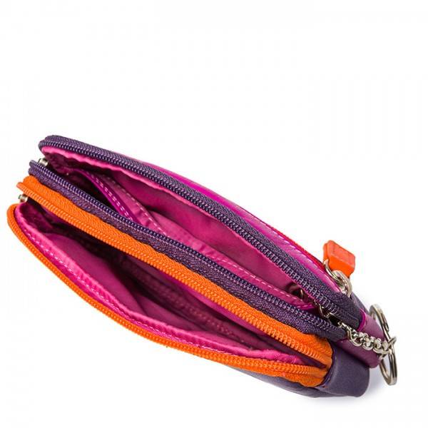Mywalit Portafoglio/Astuccio in Pelle con doppia Zip Sangria Multi Sottocosto