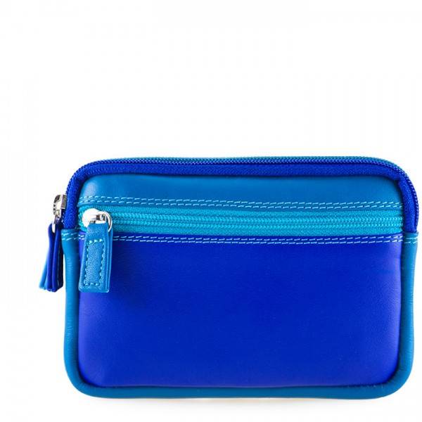 Mywalit Portafoglio/Astuccio in Pelle con doppia Zip Seascape Convenienza