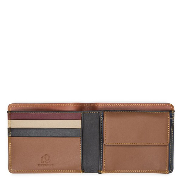 Mywalit Portafoglio da uomo con portamonete e tecnologia RFID Nappa Bosco Fino al 60% di sconto