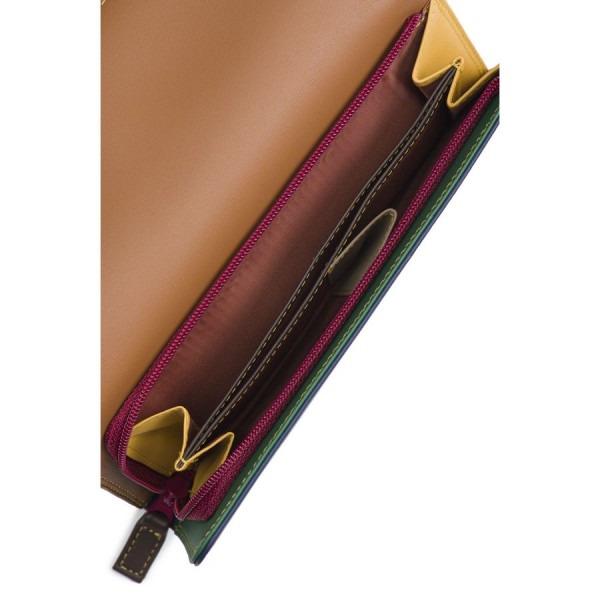 Mywalit Portafoglio a tre ante con zip Bosco 50% di sconto con spedizione gratuita
