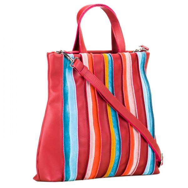 Mywalit Borsa Shopper Laguna in pelle e camoscio Vesuvio Duty-free