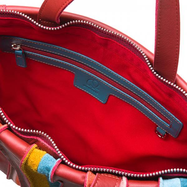 Mywalit Borsa Shopper Laguna in pelle e camoscio Vesuvio Duty-free