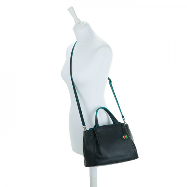 Mywalit Borsa con manici Verona media Black Pace Grande vendita
