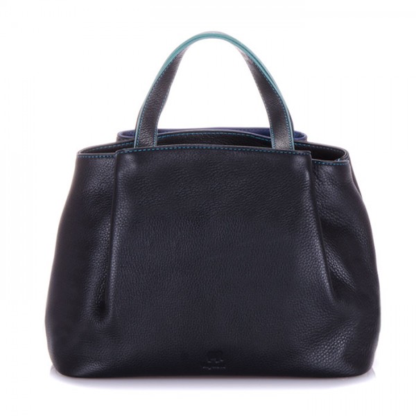 Mywalit Borsa con manici Verona media Black Pace Grande vendita