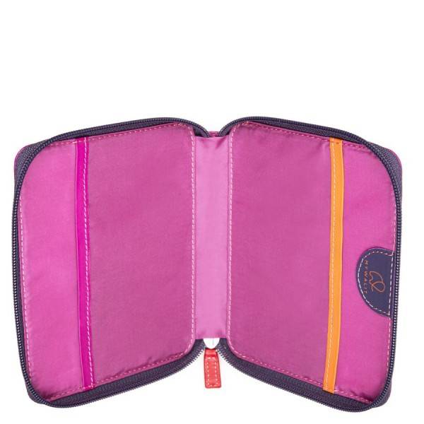 Mywalit Custodia Media Linea Embossed Nappa Sangria Multi Esporta salva