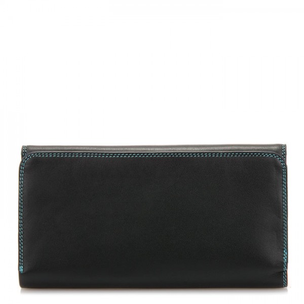 Mywalit Portafoglio a tre ante con zip Black Pace Offerta speciale